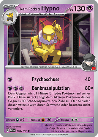 080/182 Team Rockets Hypno (Common)