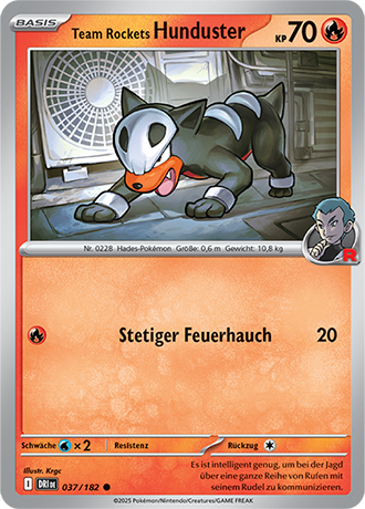 037/182 Team Rockets Hunduster (Common)