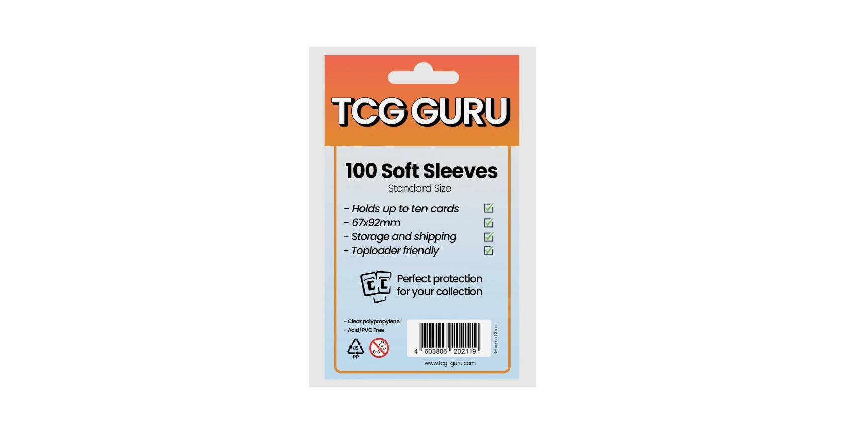 TCG Guru TCG Guru Soft Sleeves (100pcs)